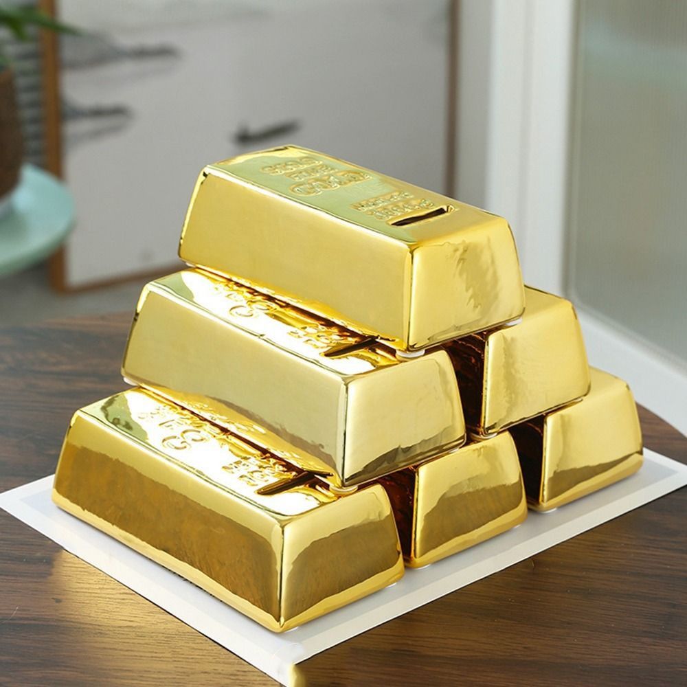 Coin Operated Kiddie Ride - Unique Plastic Gold Bullion Bar Children