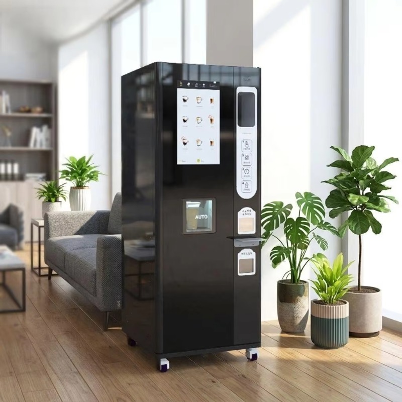 Vending Machine Qr Code - Commercial cabinet-type freshly ground coffee vending