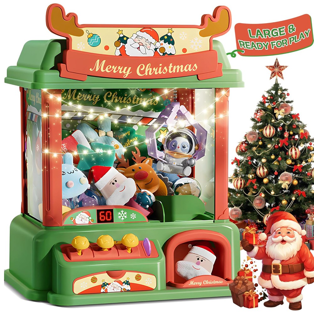 Christmas Claw Machine For Kid - Arcade Toy Claw Vending Machine recension och pris