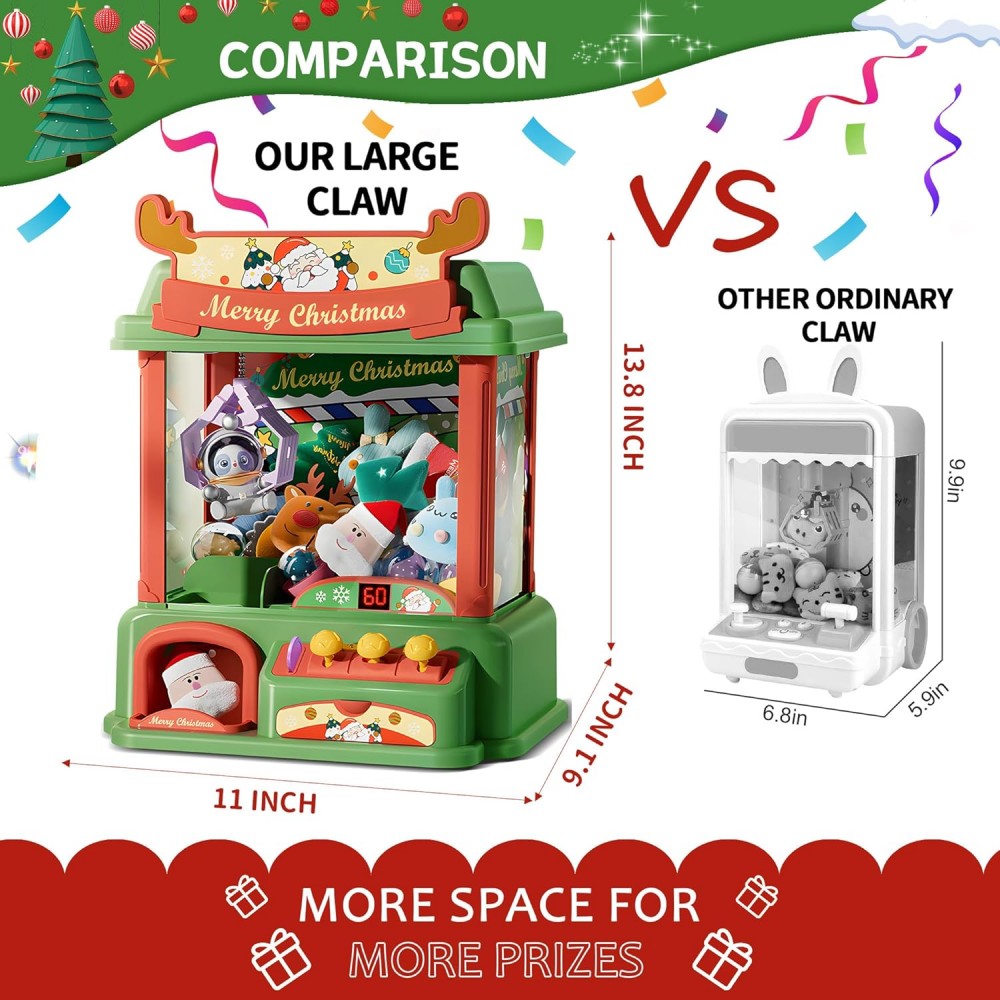Christmas Claw Machine For Kid - Arcade Toy Claw Vending Machine recension och pris