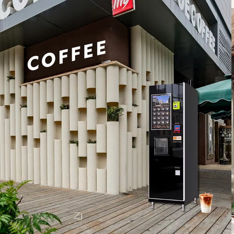 Fully automated coffee vending - Vending Machine Qr Code recension och pris