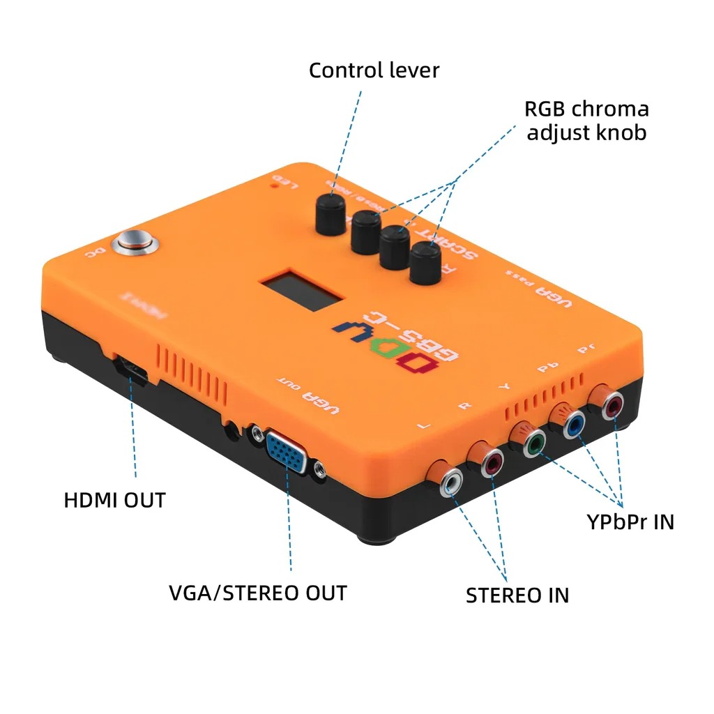 ODV-GBS-C AIO OSSC Adapter Com - Arcade Game Jackpot recension och pris
