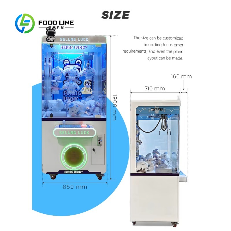Custom Coin Operated Metal Cra - Arcade Toy Claw Vending Machine recension och pris